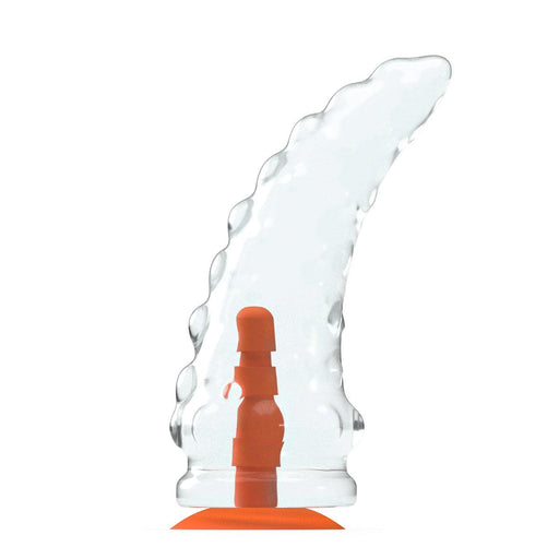 Dinoo Primal Desires - Acro - Grote Dildo Met Zuignap - Transparant