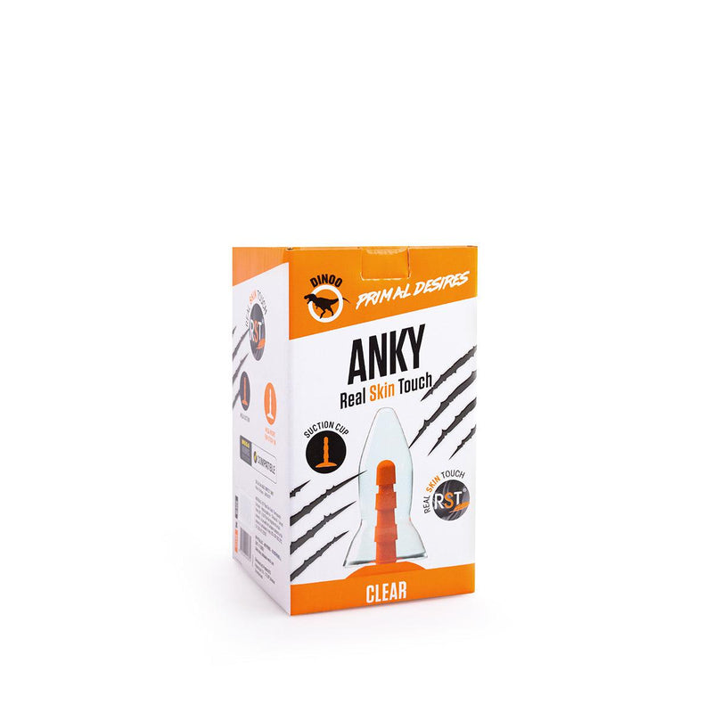 Dinoo Primal Desires - Anky - Grote Dildo Met Zuignap - Transparant