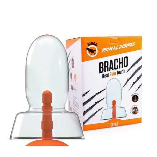 Dinoo Primal Desires - Bracho - Grote Dildo Met Zuignap - Transparant