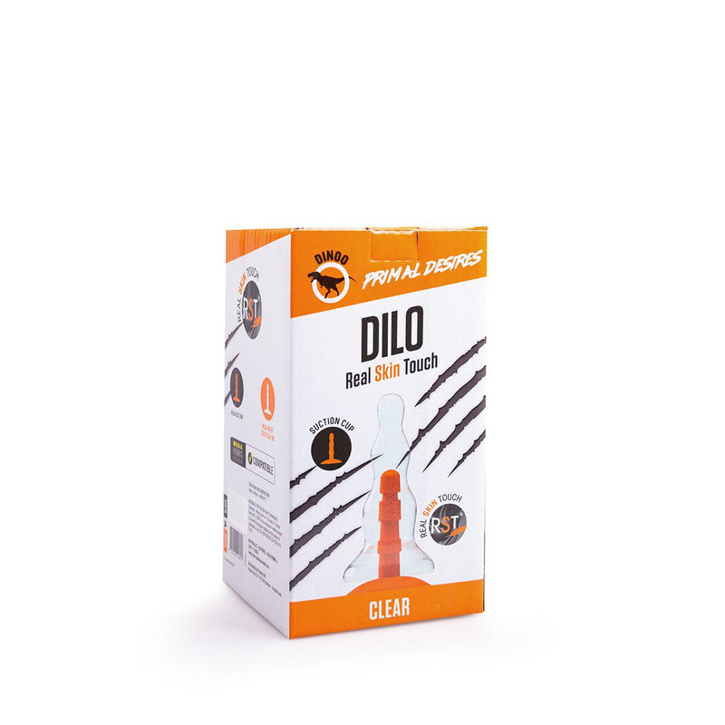Dinoo Primal Desires - Dilo - Grote Dildo Met Zuignap - Transparant