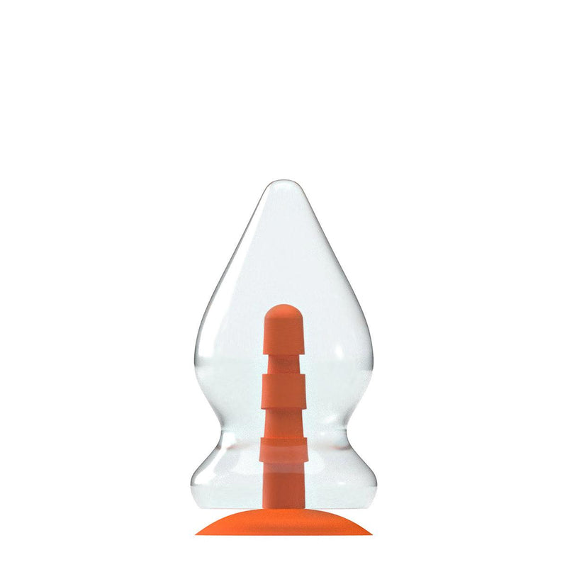 Dinoo Primal Desires - Pachy - Grote Dildo Met Zuignap - Transparant