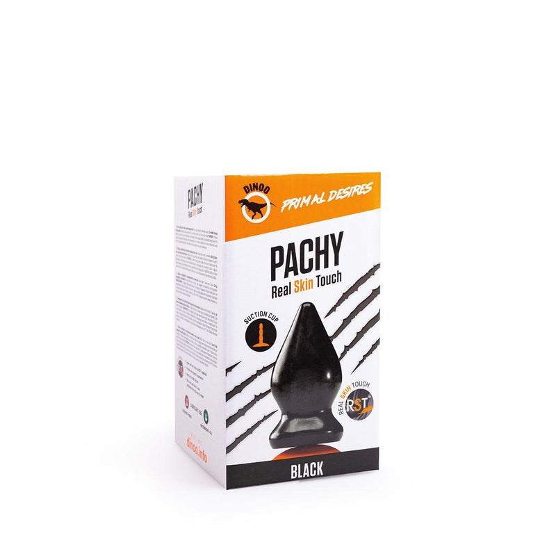 Dinoo Primal Desires - Pachy - Grote Dildo Met Zuignap - Zwart