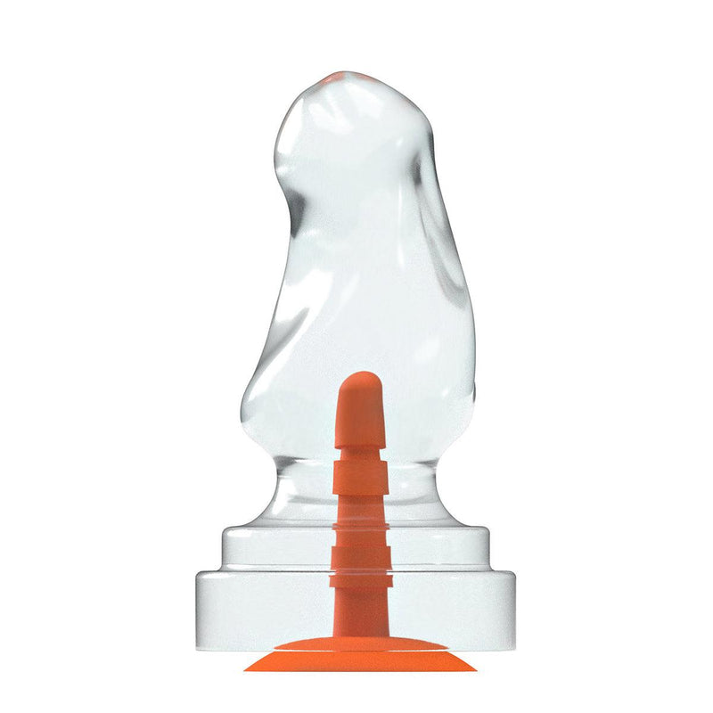 Dinoo Primal Desires - Parasaur - Grote Dildo Met Zuignap - Transparant