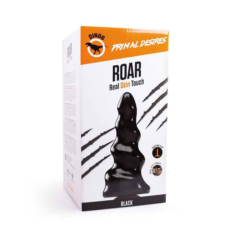 Dinoo Primal Desires - Roar - Grote Dildo Met Zuignap - Zwart