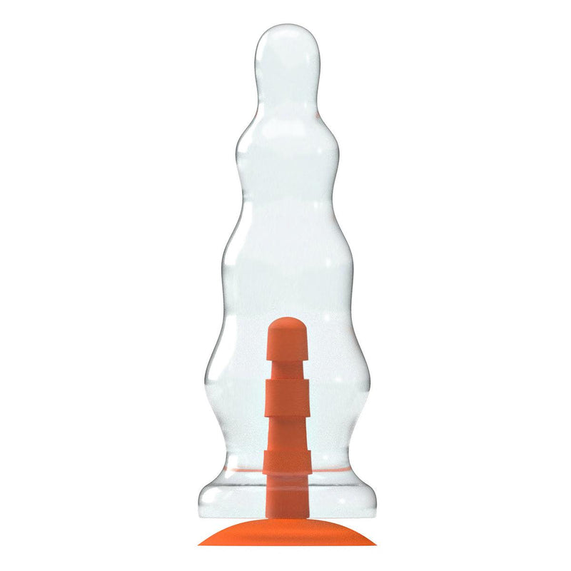 Dinoo Primal Desires - Spino - Grote Dildo Met Zuignap - Transparant