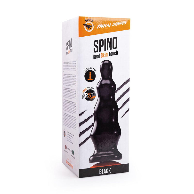 Dinoo Primal Desires - Spino - Grote Dildo Met Zuignap - Zwart