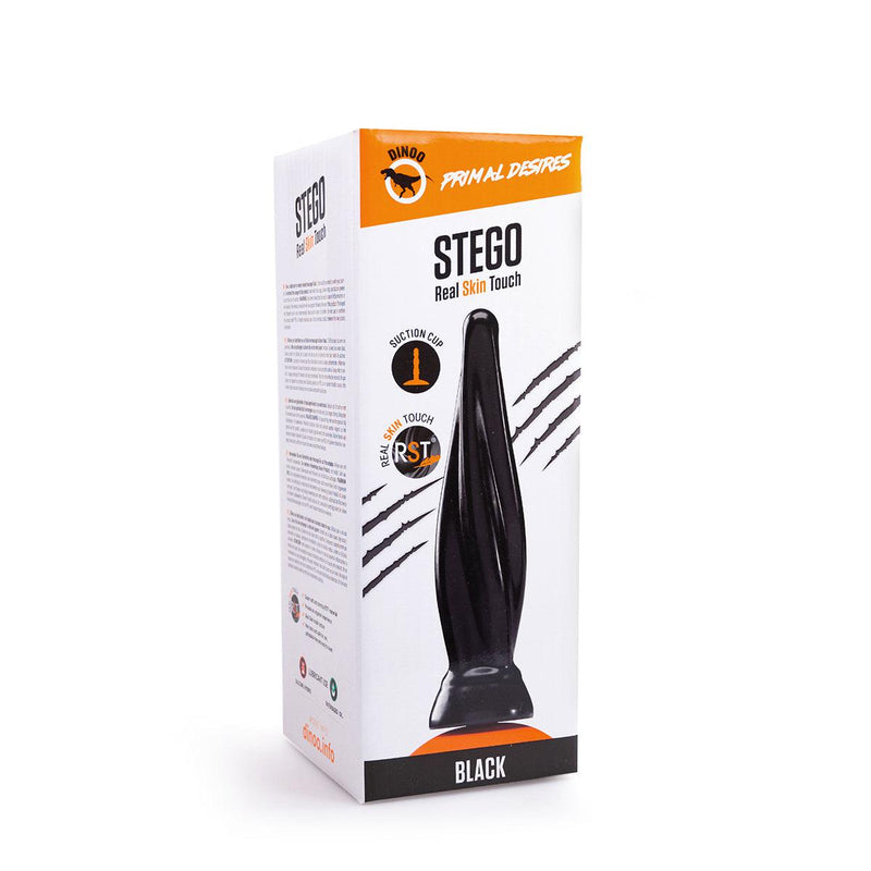 Dinoo Primal Desires - Stego - Grote Dildo Met Zuignap - Zwart
