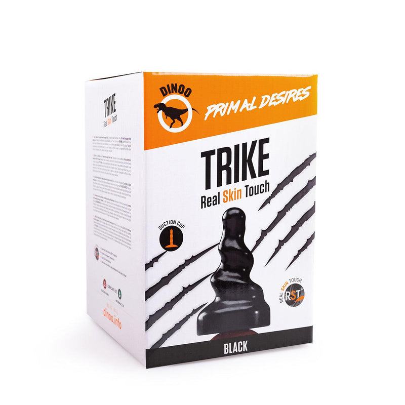 Dinoo Primal Desires - Trike - Grote Dildo Met Zuignap - Zwart