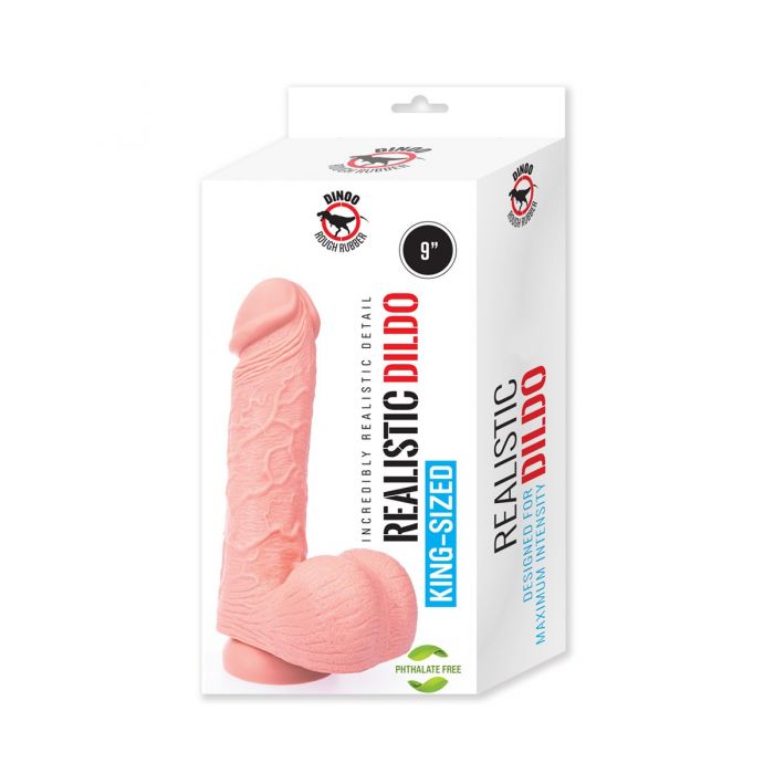 Dinoo - Scream - XXL Dildo - 23 x 5.5 cm - Lichte Huidskleur
