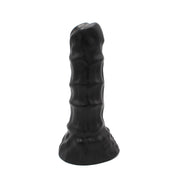 Dinoo - XXL Anaal Dildo - Met Ribbels - TPE - Zwart