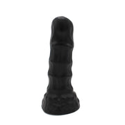 Dinoo - XXL Anaal Dildo - Met Ribbels - TPE - Zwart