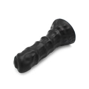 Dinoo - XXL Anaal Dildo - Met Ribbels - TPE - Zwart