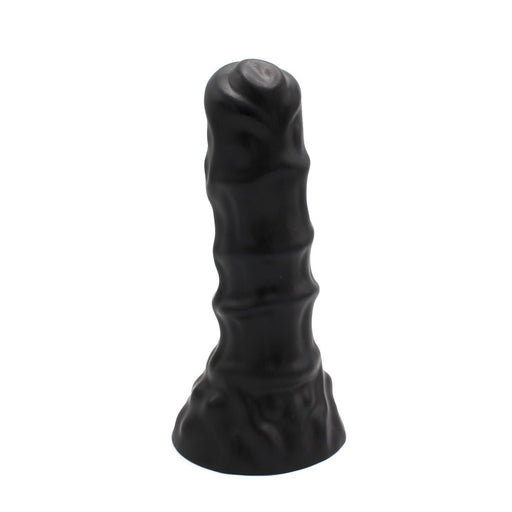 Dinoo - XXL Anaal Dildo - Met Ribbels - TPE - Zwart