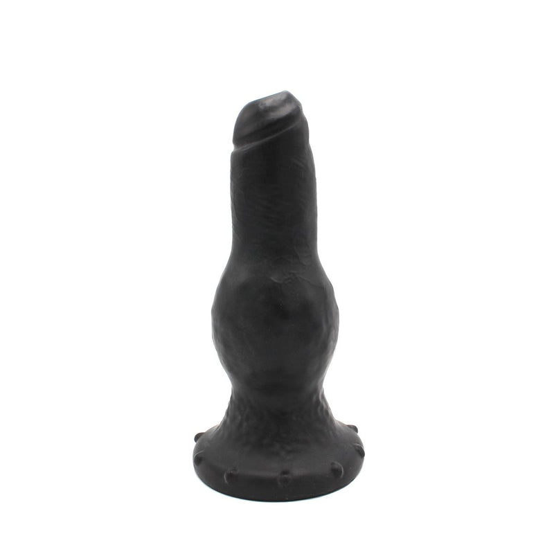 Dinoo - XXL Anaal Dildo - Bolvormige Verdikking - TPE - Zwart