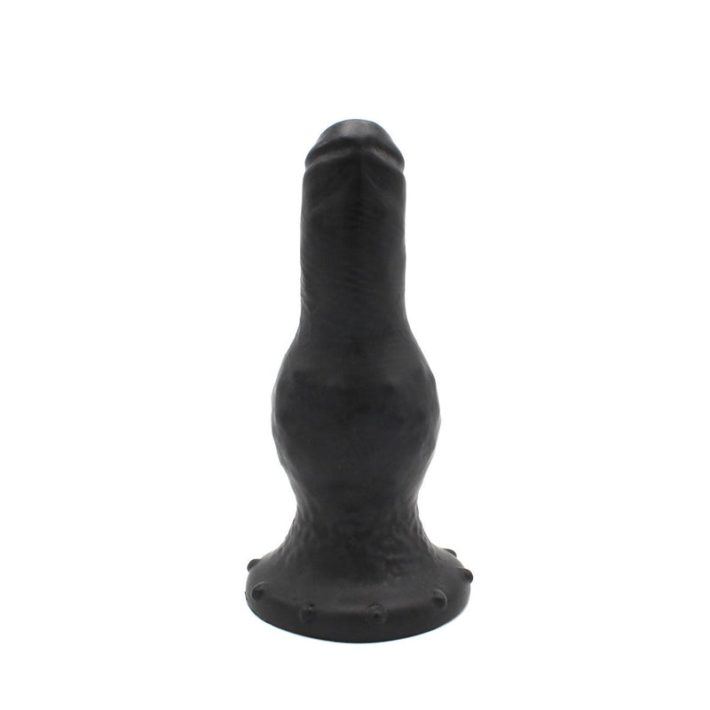 Dinoo - XXL Anaal Dildo - Bolvormige Verdikking - TPE - Zwart