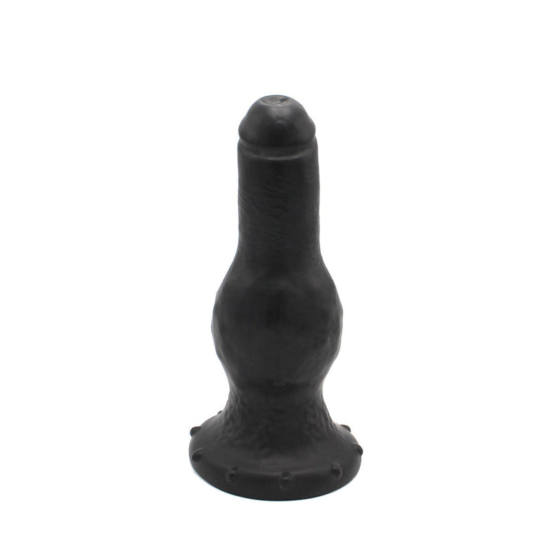 Dinoo - XXL Anaal Dildo - Bolvormige Verdikking - TPE - Zwart