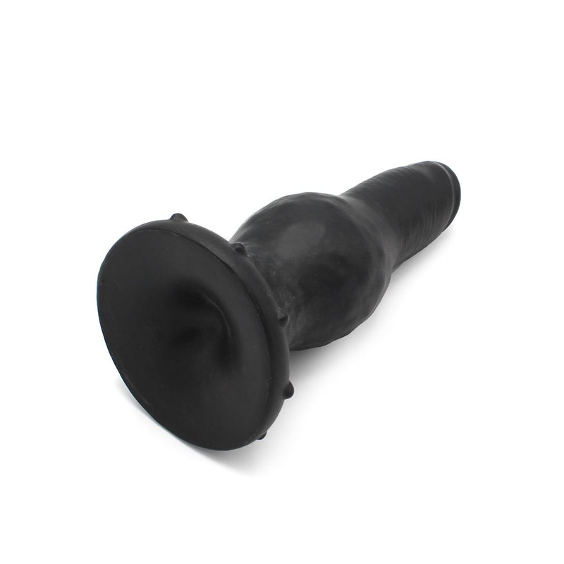 Dinoo - XXL Anaal Dildo - Bolvormige Verdikking - TPE - Zwart