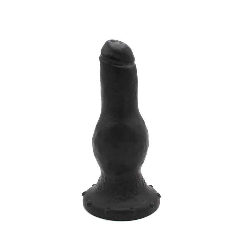 Dinoo - XXL Anaal Dildo - Bolvormige Verdikking - TPE - Zwart