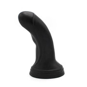 Dinoo - XXL Anaal Dildo - Met Kromming - TPE - Zwart