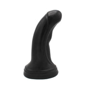 Dinoo - XXL Anaal Dildo - Met Kromming - TPE - Zwart
