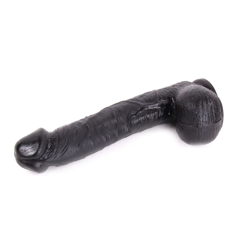 Dinoo - Curve - XXL Dildo - 31 x 5.5 cm - Zwart