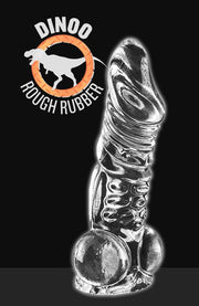 Dinoo - Rinchenia - XXL Dildo - 30 x 7,6 cm - Transparant