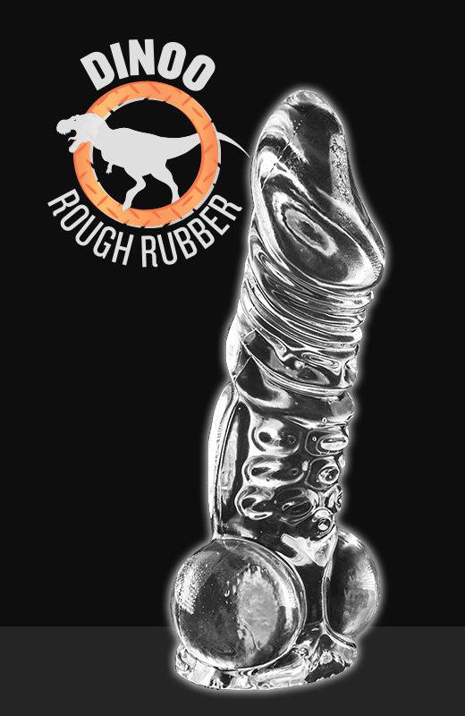 Dinoo - Rinchenia - XXL Dildo - 30 x 7,6 cm - Transparant