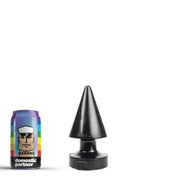 Domestic Partner - Crack Attack - Buttplug - 18 x 8 cm - Zwart
