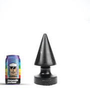 Domestic Partner - Giant Crack Attack - Buttplug - 22 x 10 cm - Zwart