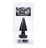 Domestic Partner - Mini Crack Attack - Buttplug - 15 x 6 cm - Zwart