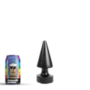 Domestic Partner - Mini Crack Attack - Buttplug - 15 x 6 cm - Zwart
