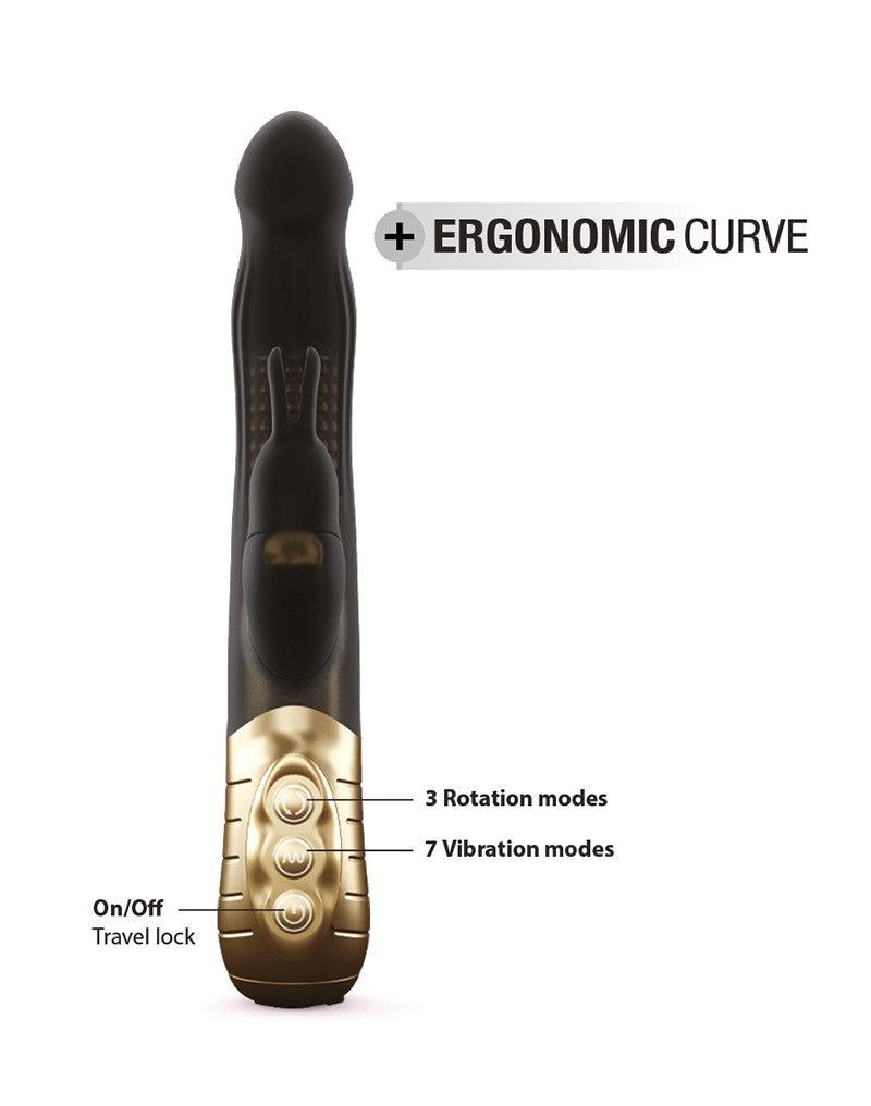 Dorcel - Baby 2.0 - Rabbit Vibrator - Zwart/Goud