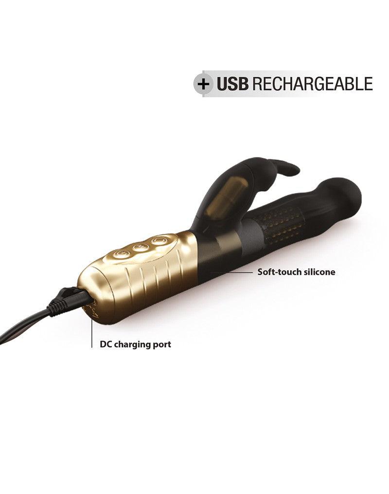 Dorcel - Baby 2.0 - Rabbit Vibrator - Zwart/Goud
