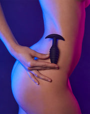 Dorcel - Buttplug - Spiraalvormige Buttplug - Anaal Speeltje - Siliconen - Zwart