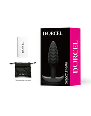 Dorcel - Buttplug - Wavy Buttplug - Anaal Speeltje - Siliconen - Zwart
