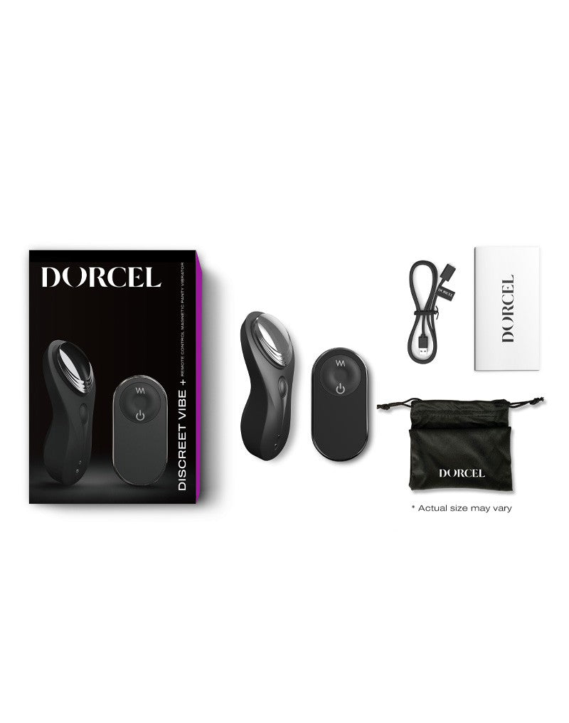 Dorcel - Discreet VIBE + Panty Vibrator Met Afstandsbediening- Zwart