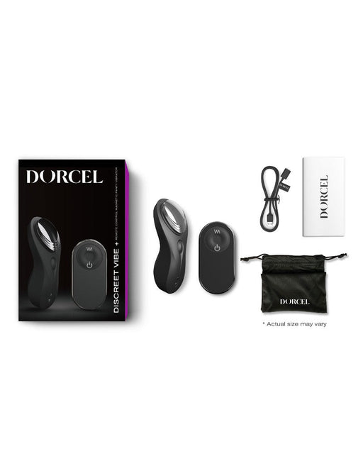 Dorcel - Discreet VIBE + Panty Vibrator Met Afstandsbediening- Zwart