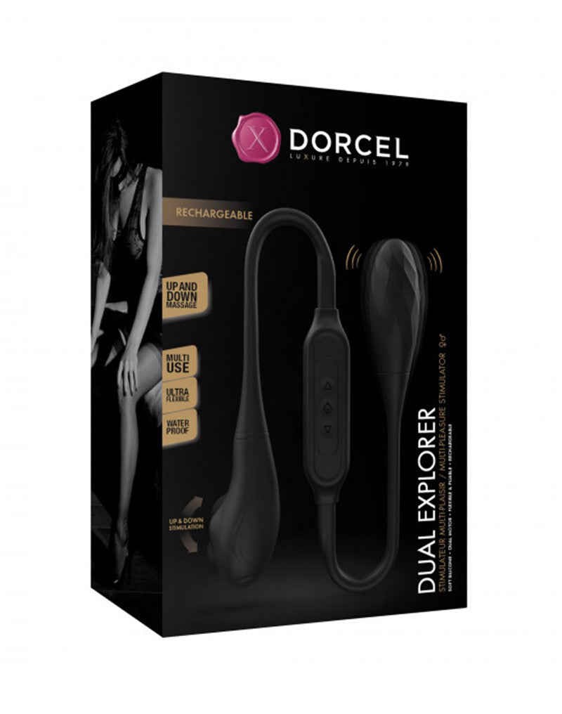 Dorcel - Dual Explorer - Dubbele Vibrator - Zwart