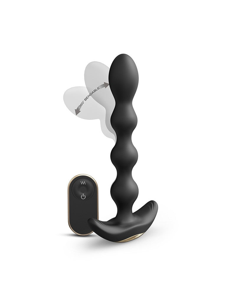 Dorcel - Flexi Balls - Anale Vibrator Met Afstandsbediening - Zwart