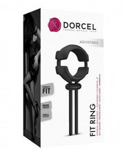 Dorcel - Fit Ring - Verstelbare Siliconen Cockring - Zwart