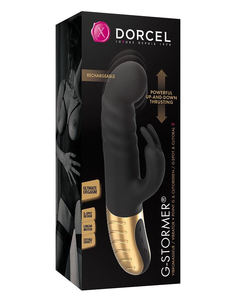 Dorcel - G-stormer - Stotende Rabbit Vibrator - Zwart
