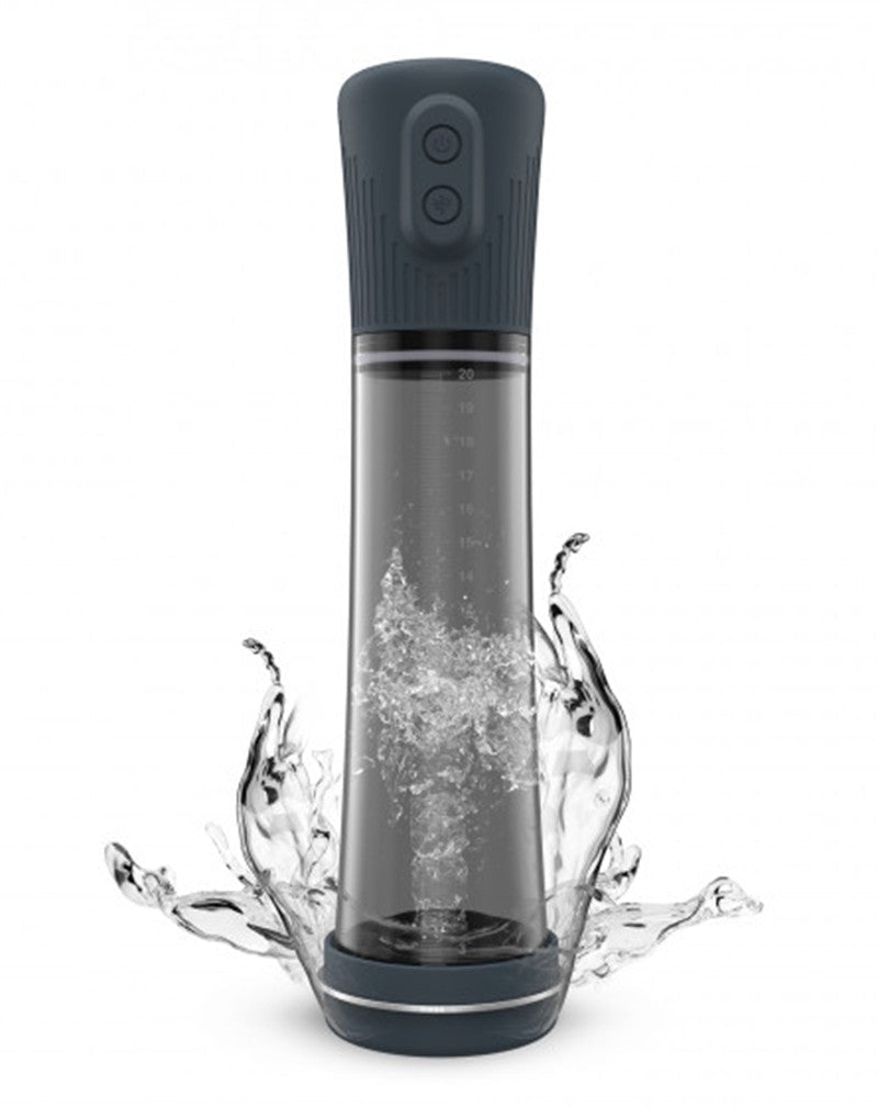 Dorcel - Hydro Pump - Oplaadbare Water- En Lucht Penispomp - Zwart