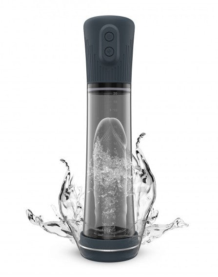 Dorcel - Hydro Pump - Oplaadbare Water- En Lucht Penispomp - Zwart