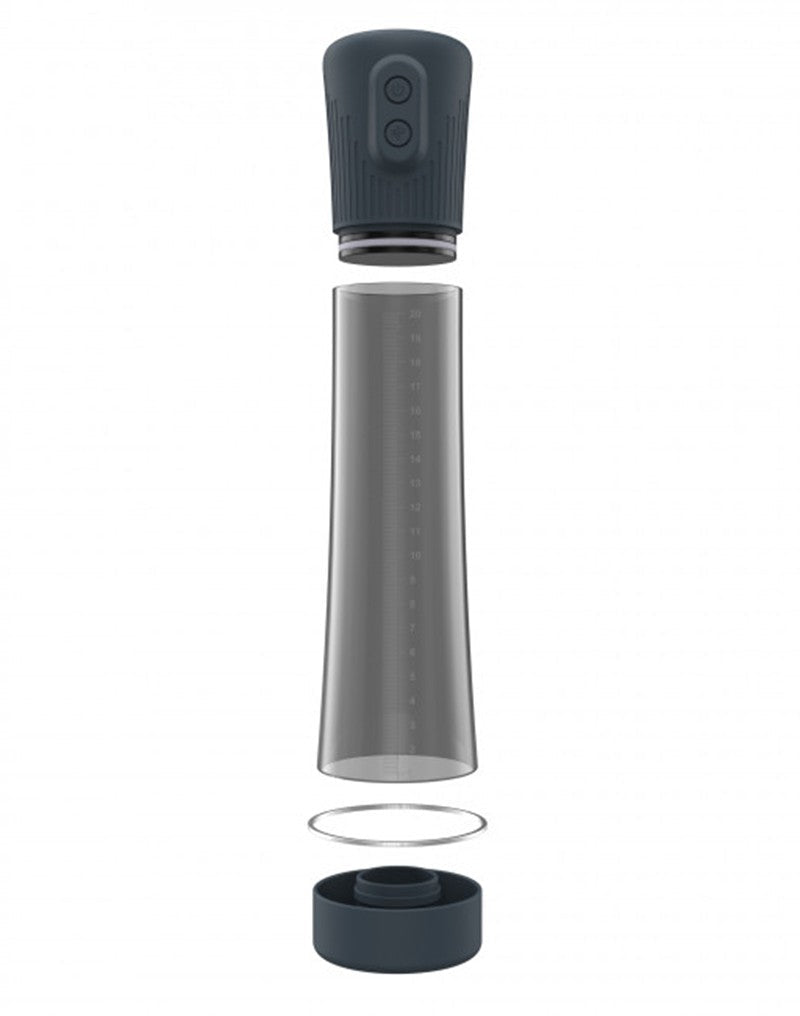 Dorcel - Hydro Pump - Oplaadbare Water- En Lucht Penispomp - Zwart