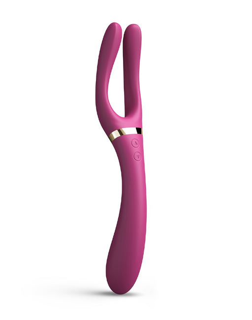 Dorcel - Infinite Joy - Multi Vibrator - Met Twee 360° Flexibele Armen - Roze