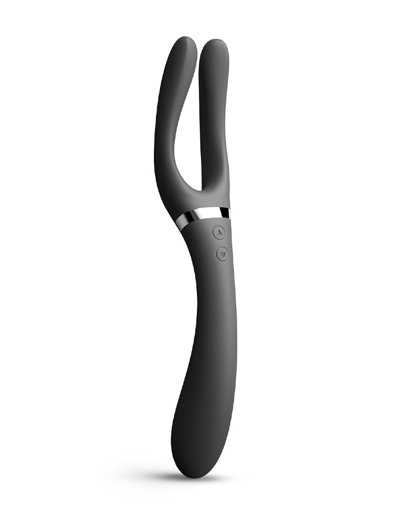 Dorcel - Infiniite Joy - Multi Vibrator - Met Twee 360° Flexibele Armen - Zwart