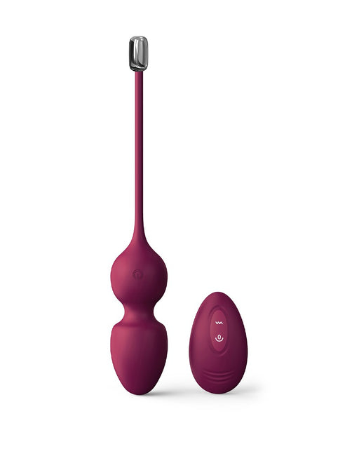 Dorcel - Love Balls - Vibrerende Kegel Balls Met Afstandsbediening- plum