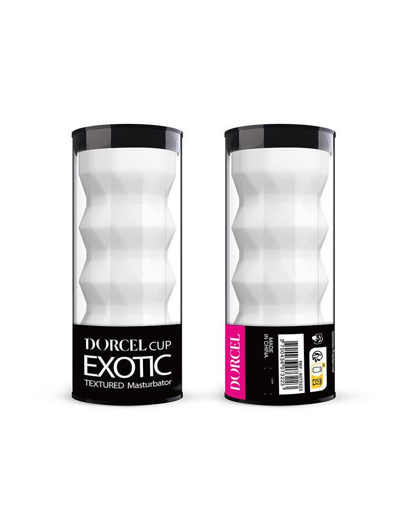 Dorcel - Masturbator Cup met Structuur - Exotic - Wit