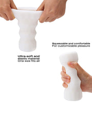 Dorcel - Masturbator Cup met Structuur - Exotic - Wit