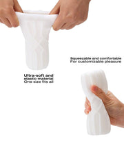 Dorcel - Masturbator Cup met Structuur - Regular - Wit